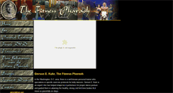 Desktop Screenshot of fitnesspharaoh.com